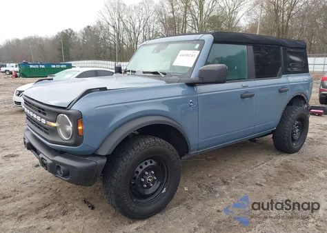 2023 Ford Bronco Black Diamond z USA, uszkodzony, nr VIN 1FMDE5BH2PLC02894